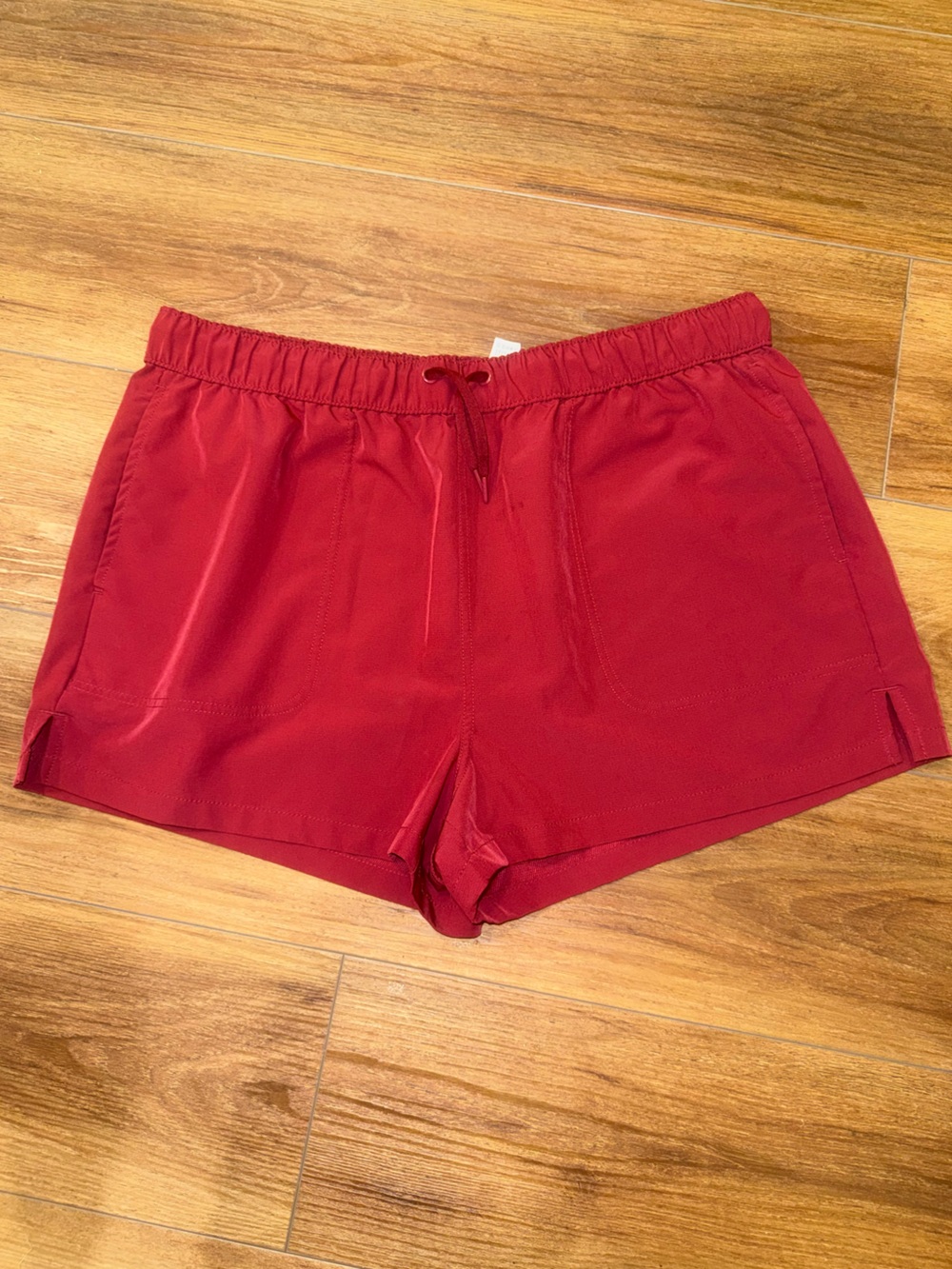 Brick red Drawstring Shorts